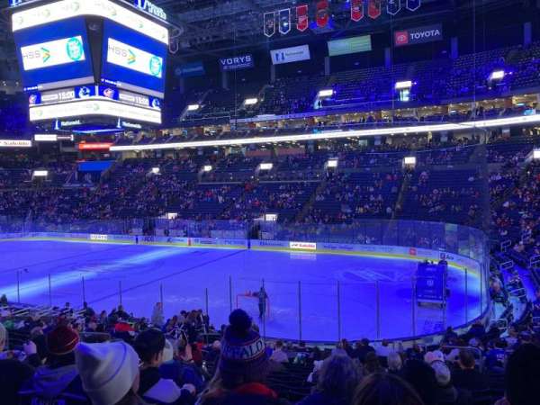 Nationwide Arena, section: 112, row: W, seat: 11
