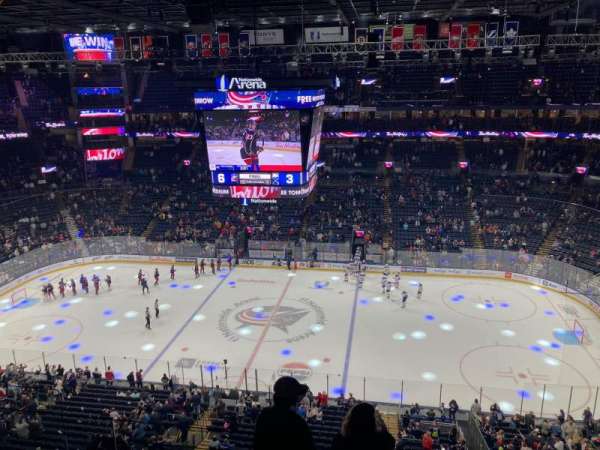 Nationwide Arena, section: 116, row: E, seat: 16