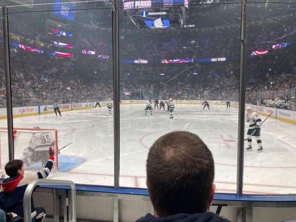 Nationwide Arena, section: 108, row: D, seat: 9