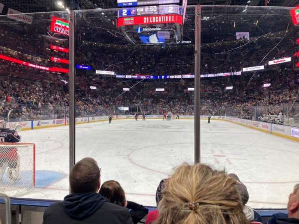Nationwide Arena, section: 108, row: D, seat: 8