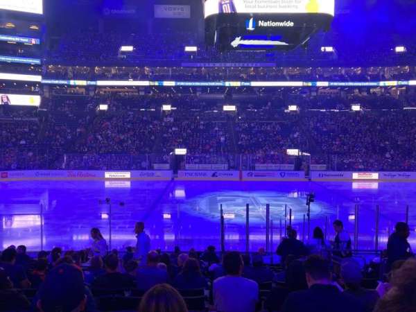 Nationwide Arena, section: 115, row: P, seat: 8
