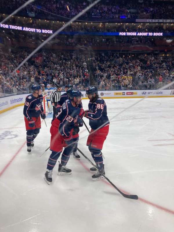 Nationwide Arena, section: 106, row: A, seat: 6