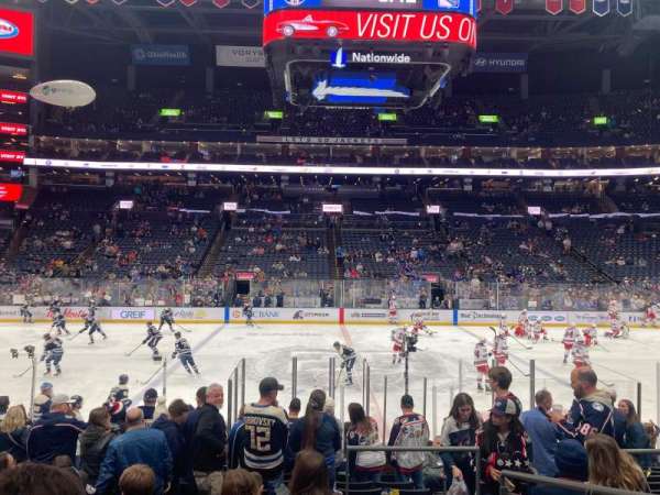 Nationwide Arena, section: 115, row: N, seat: 1