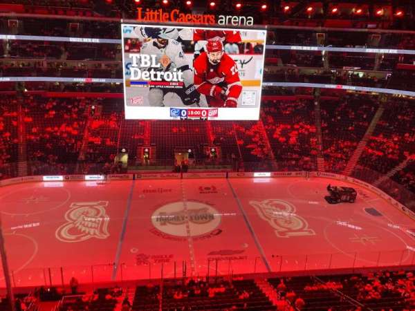 Little Caesars Arena, section: 212, row: 1, seat: 5
