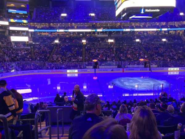 Nationwide Arena, section: 115, row: T, seat: 19