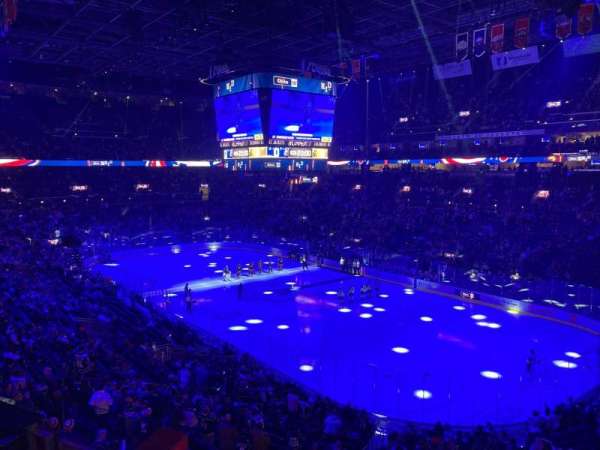 Nationwide Arena, section: Table 8, row: 1, seat: 1