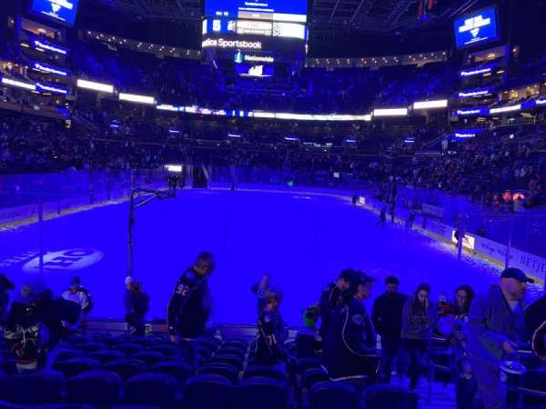 Nationwide Arena, section: 109, row: L, seat: 5