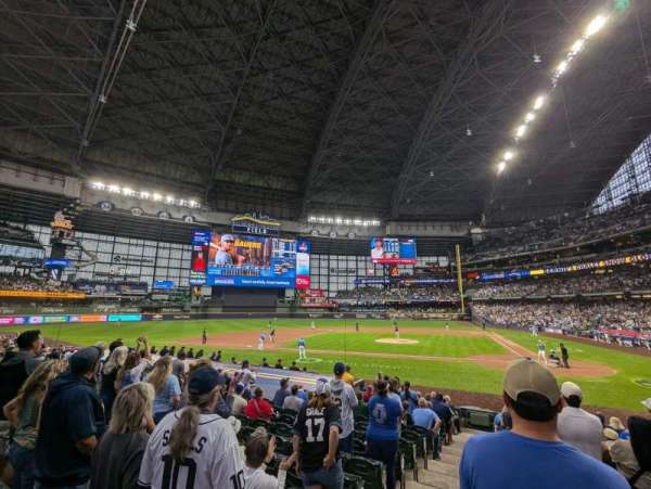 American Family Field, section: 120, row: 16, seat: 15