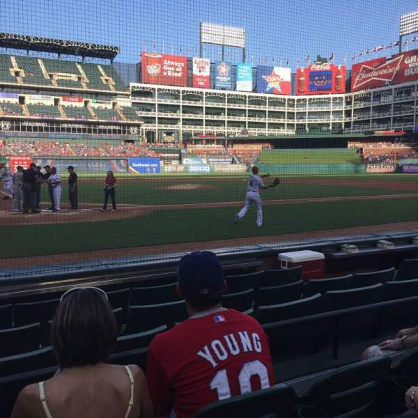Globe Life Park in Arlington, section: 30, row: 3, seat: 2