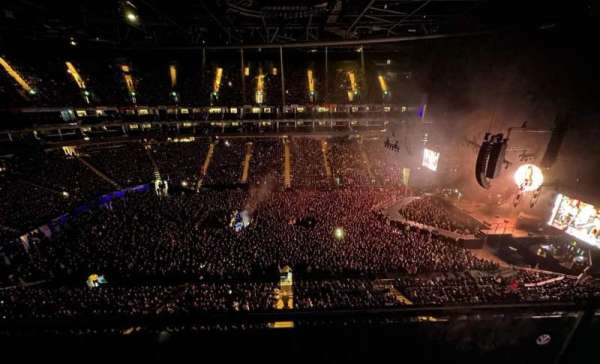 The O2, London, section: 420, row: A, seat: 919