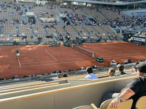 Court Philippe Chatrier, section: C10, row: 5, seat: 130