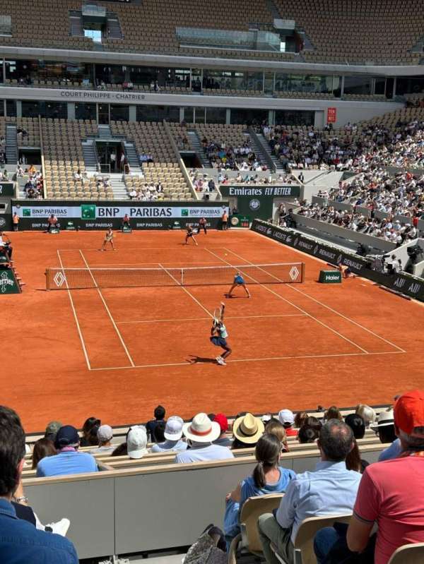 Court Philippe Chatrier, section: 20, row: 5, seat: 30
