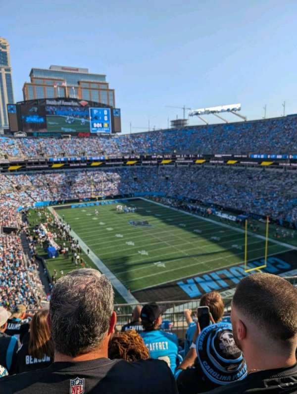 Bank of America Stadium, section: 505, row: 4, seat: 8