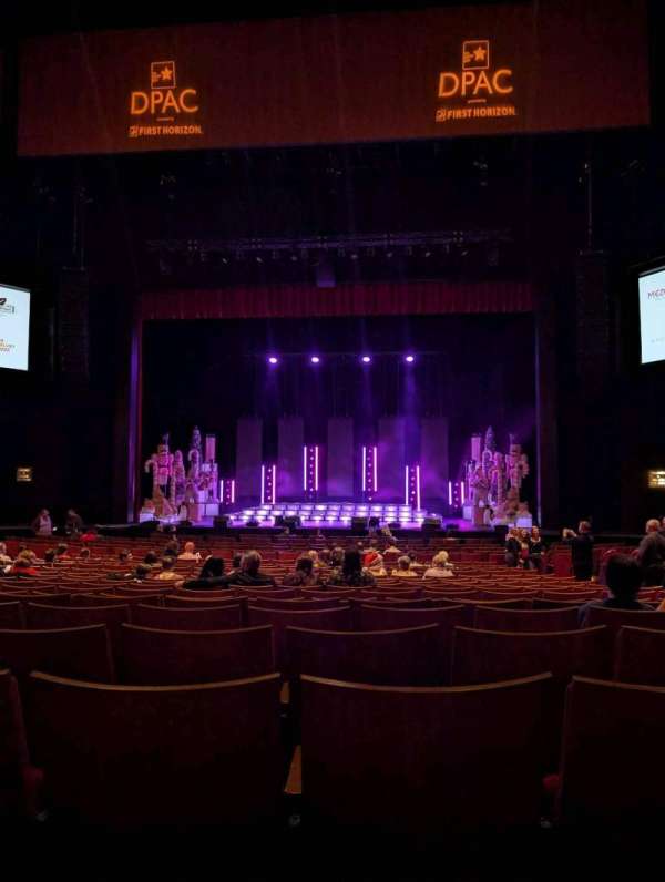 Durham Performing Arts Center, section: Orchestra 3, row: V, seat: 106