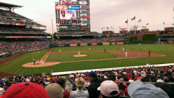 Citizens Bank Park, section: 119, row: 25, seat: 6