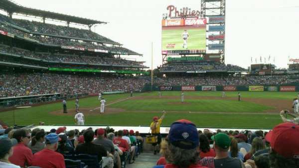 Citizens Bank Park, section: 117, row: 15, seat: 18