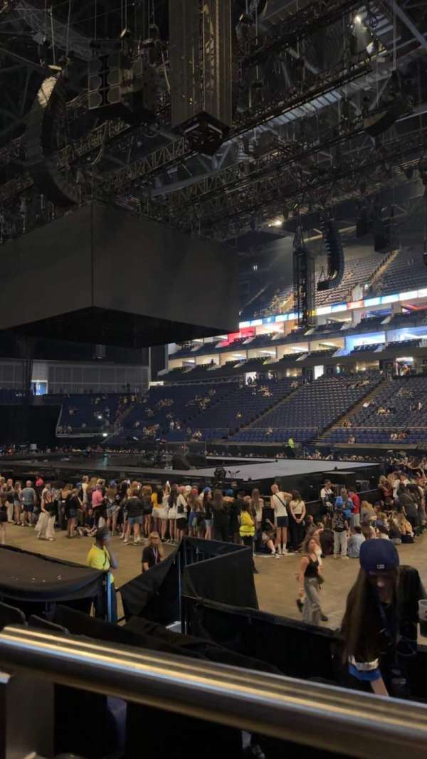 The O2, London, section: 103, row: H, seat: 117