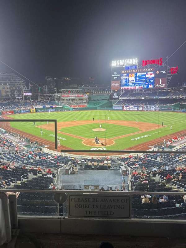 Nationals Park, section: 214, row: B, seat: 16