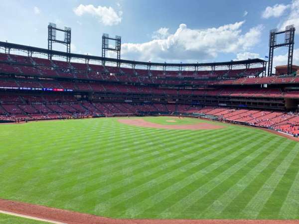 Busch Stadium, section: MVP1, row: A, seat: 3