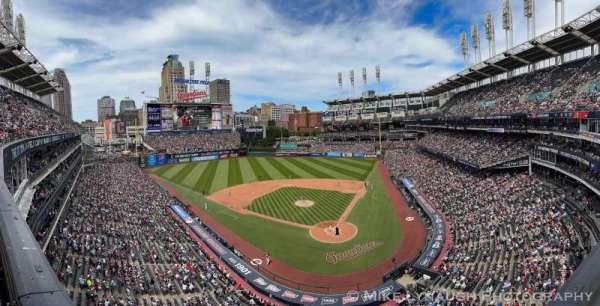 Progressive Field, section: 456, row: A, seat: 13