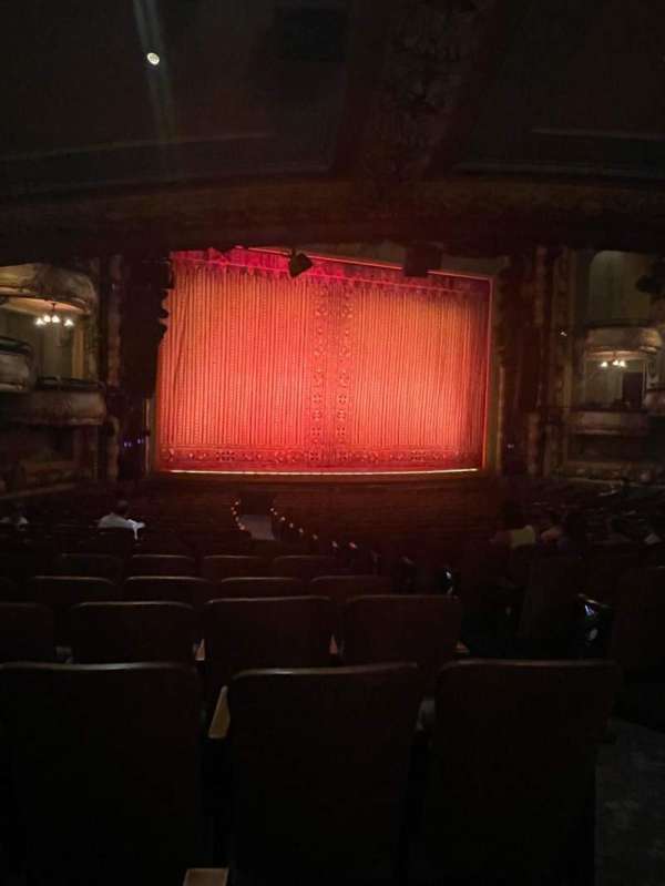 New Amsterdam Theatre, section: Orchestra L, row: U, seat: 1