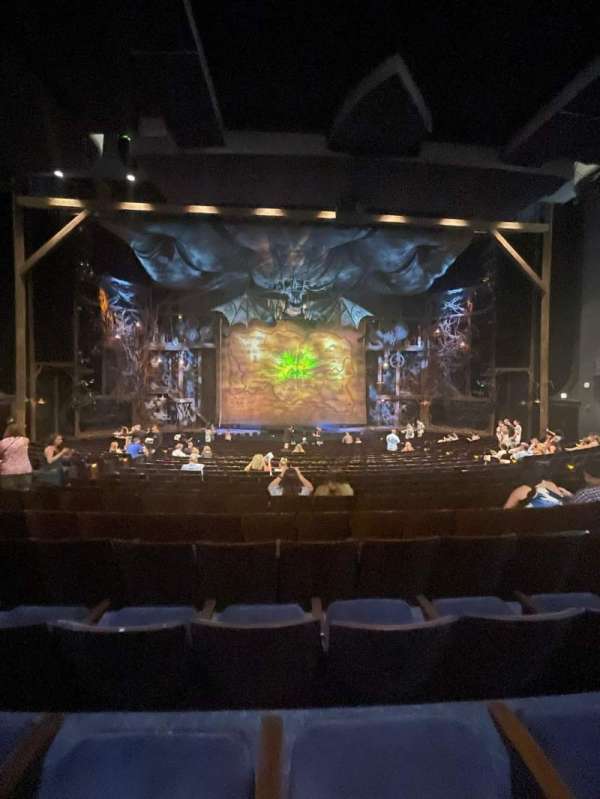 Gershwin Theatre, section: Orchestra C, row: T, seat: 107