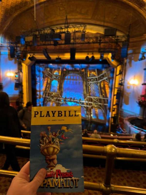 St. James Theatre, section: Mezzanine R, row: K, seat: 16