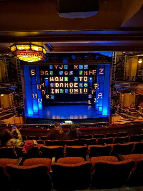 Belasco Theatre, section: Mezzanine C, row: F, seat: 109