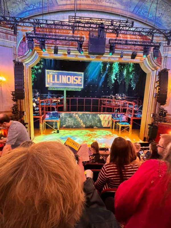 St. James Theatre, section: Mezzanine C, row: F, seat: 112