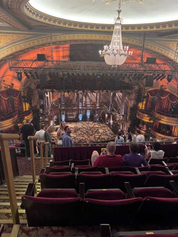 Richard Rodgers Theatre, section: Rear Mezzanine C, row: M, seat: 114