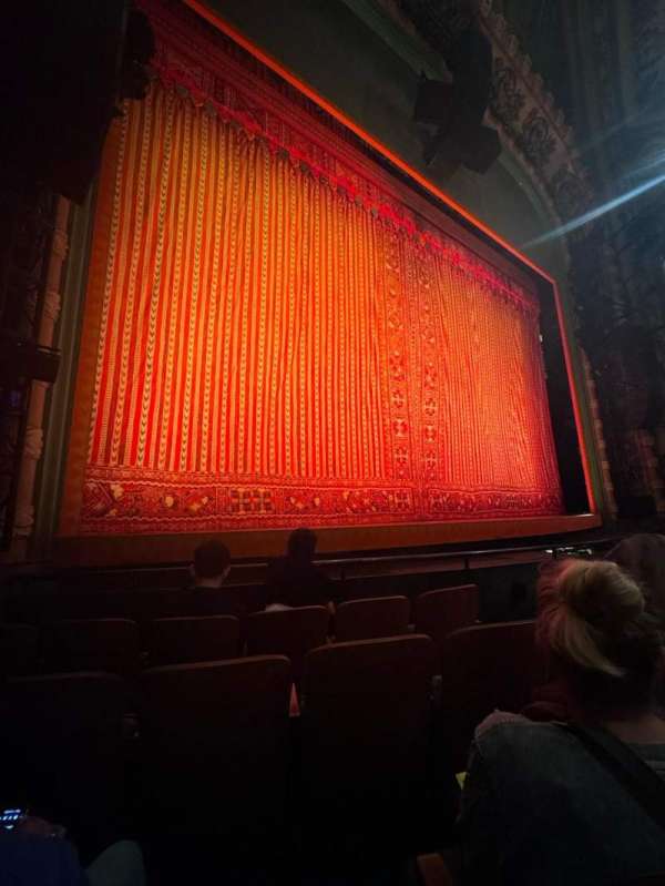 New Amsterdam Theatre, section: Orchestra L, row: D, seat: 9