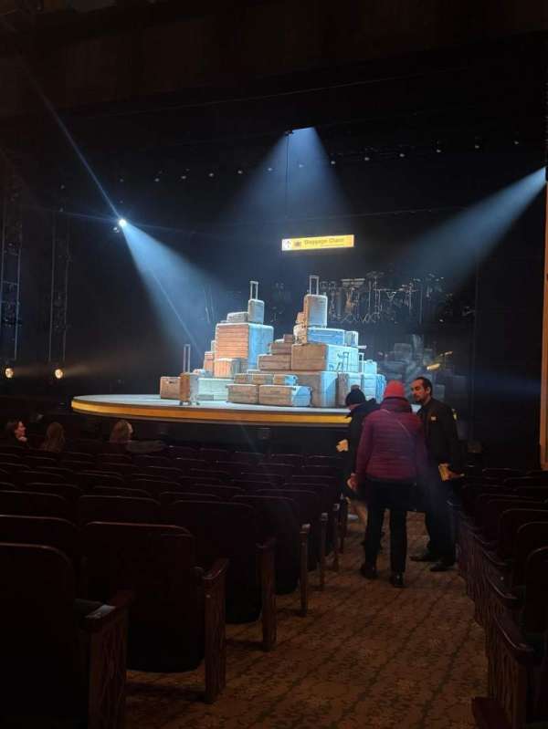 Longacre Theatre, section: Orchestra R, row: M, seat: 1