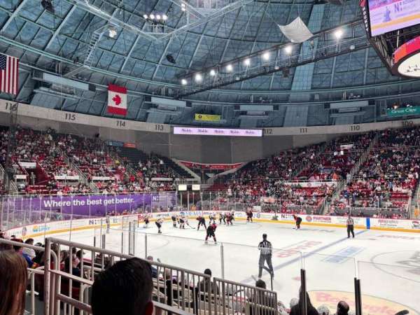 Bojangles' Coliseum, section: 123, row: G, seat: 7