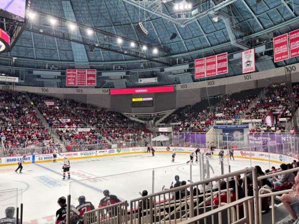 Bojangles' Coliseum, section: 123, row: G, seat: 7