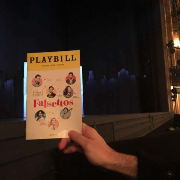 Walter Kerr Theatre, section: Orchestra L, row: B, seat: 7