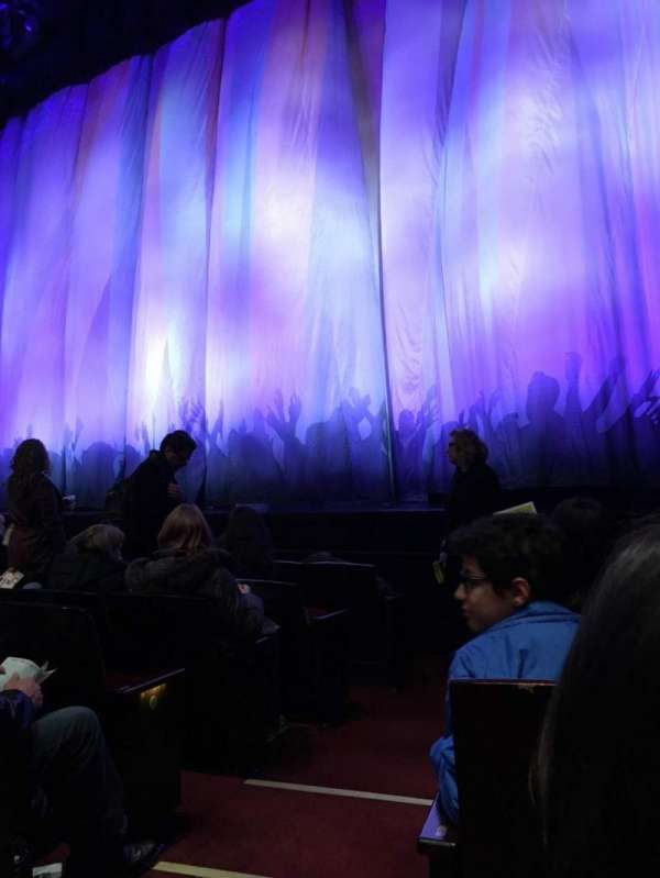 Marquis Theatre, section: Orchestra R, row: E, seat: 2
