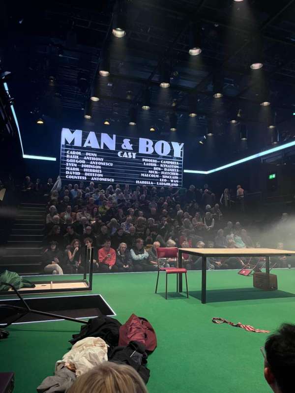Dorfman Theatre, section: Stalls, row: F, seat: 15