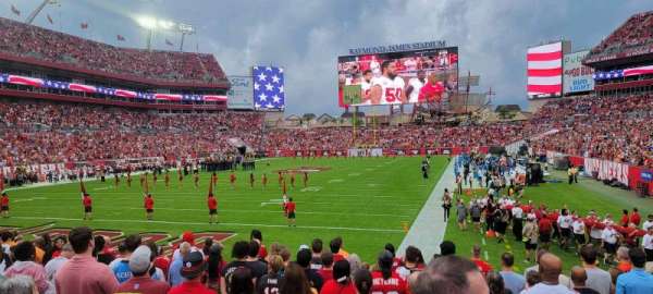 Raymond James Stadium, section: 125, row: M, seat: 15