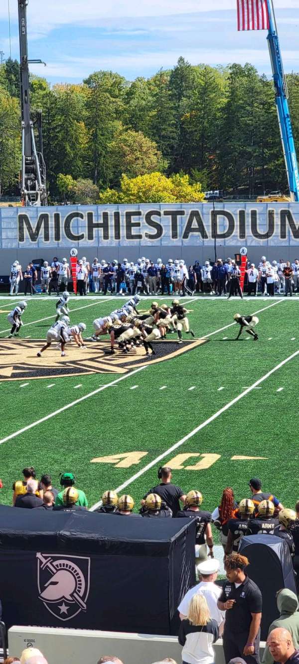 Michie Stadium, section: 11, row: y, seat: 21