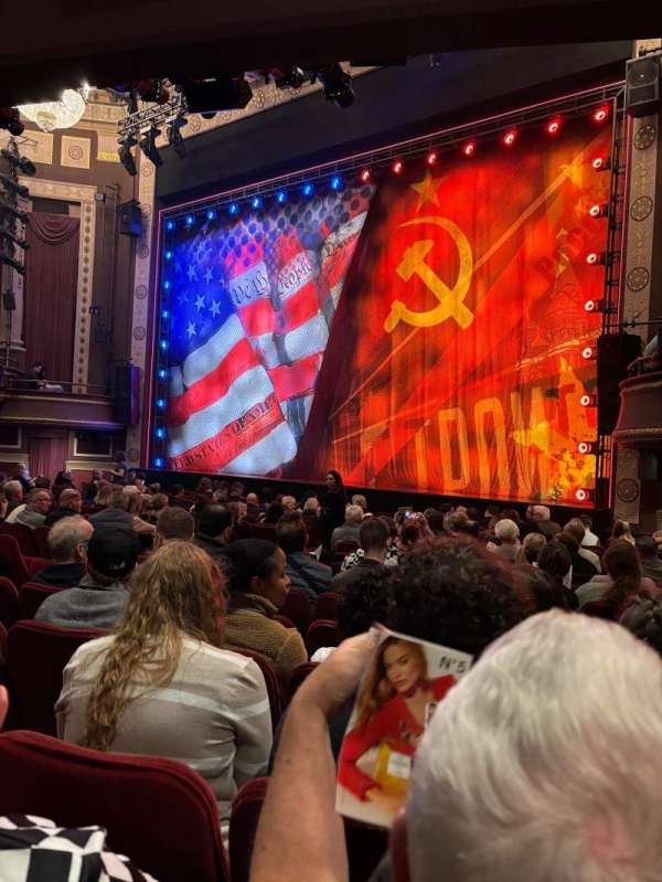 Imperial Theatre, section: Orchestra R, row: N, seat: 20