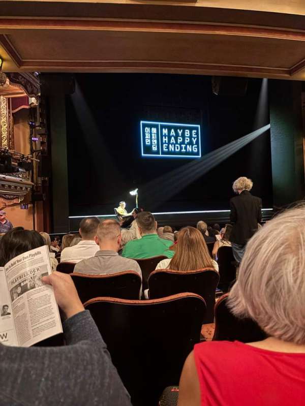 Belasco Theatre, section: Orchestra L, row: O, seat: 5