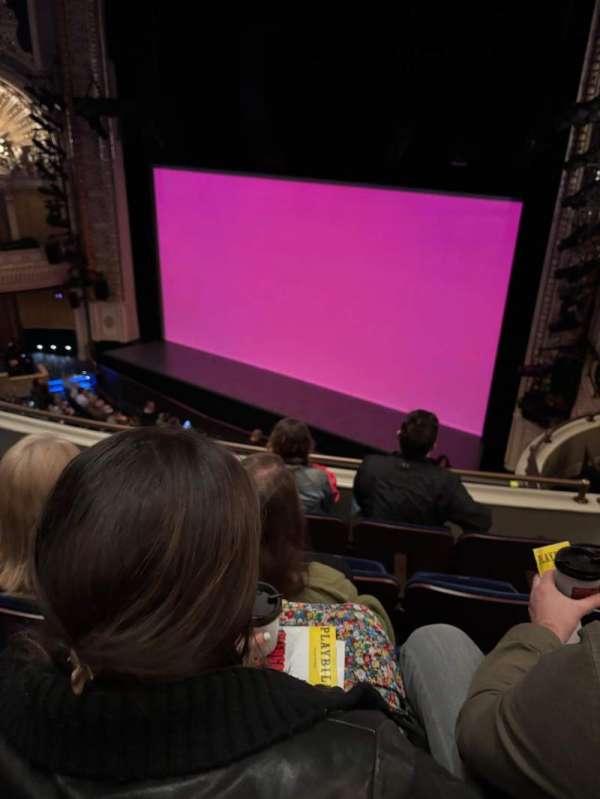 Palace Theatre, Broadway, section: Mezzanine R, row: D, seat: 18-20