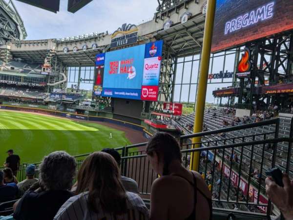 American Family Field, section: 206, row: 18, seat: 3
