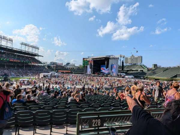 Wrigley Field, section: 228, row: 2, seat: 1