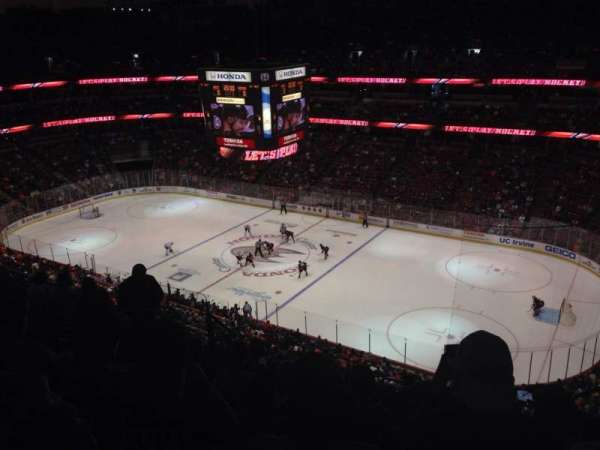 Honda Center, section: 408, row: L, seat: 4