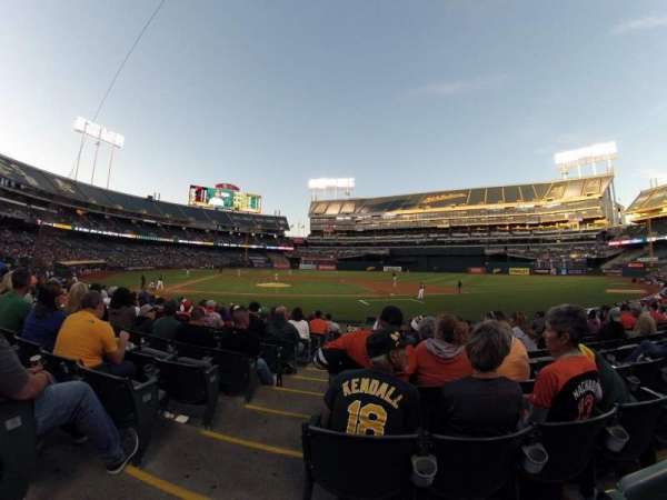 Oakland Coliseum, section: 113, row: 16, seat: 16