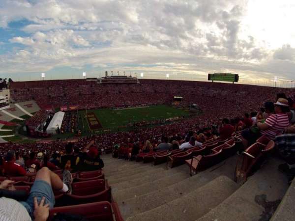 Los Angeles Memorial Coliseum, section: 325, row: 21, seat: 1