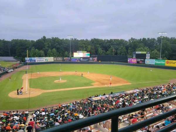 Prince George's Stadium, section: Chesapeake room, row: 1, seat: 1
