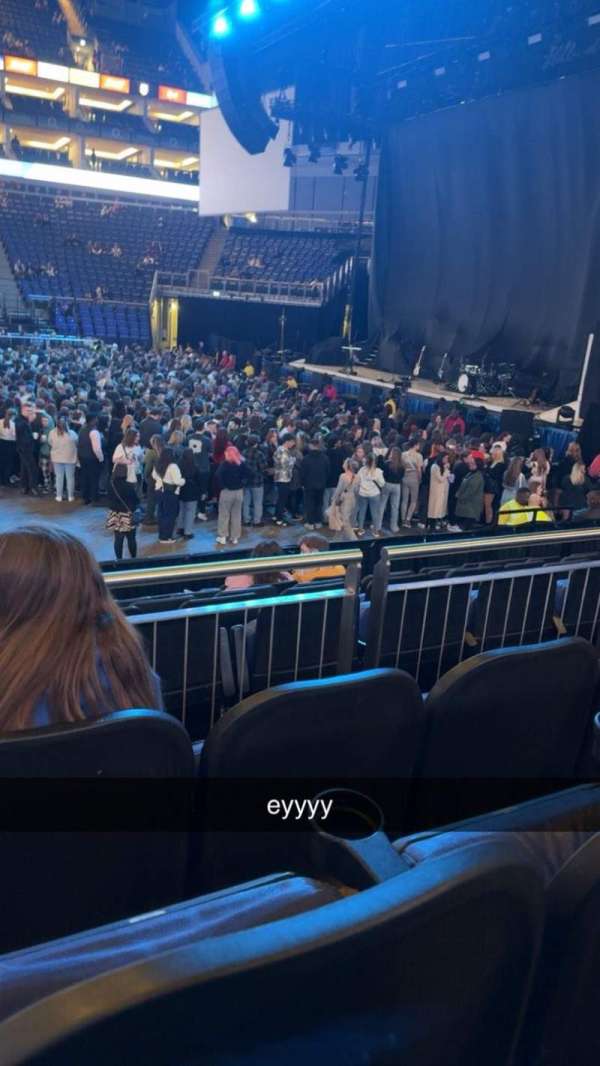 The O2, London, section: 112, row: K, seat: 369