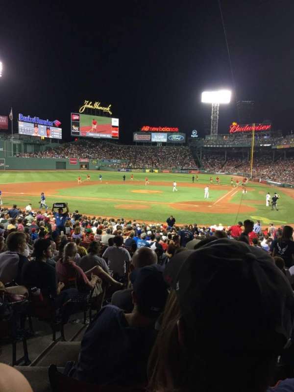 Fenway Park, section: Field Box 23, row: MM, seat: 7